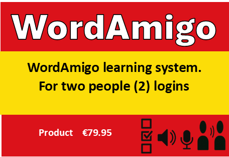 WordAmigo  system - (2) two logins