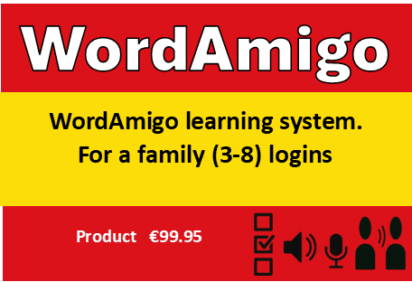 WordAmigo  system - (3-8) for a family